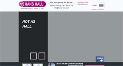 Desktop Screenshot of hans-hall.com